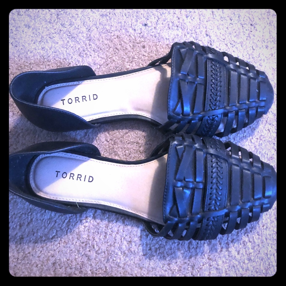 Torrid black flats